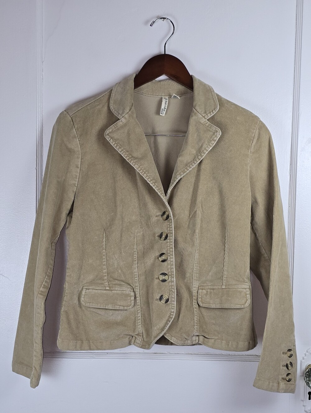 Vintage St. John's Bay Tan Corduroy Classic Preppy Academia MP